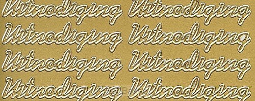 STICKERVEL UITNODIGING 44 P VEL GOUD