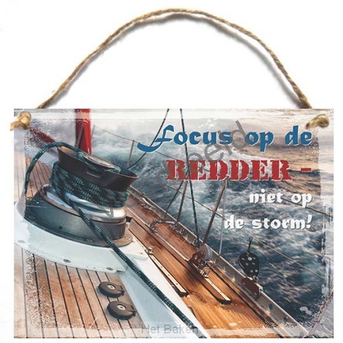 Focus op de Redder, niet op de storm