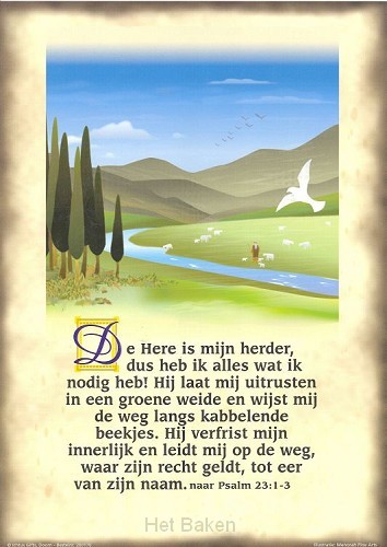 POSTER A4 LANDSCHAP PS 23:1-3