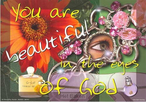 POSTER A4 YOU ARE BEAUTIFUL IN THE EYES