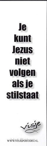 BOEKENLEGGER VISJE JE KUNT JEZUS NIET