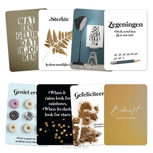 8 minikaartjes Puur serie 3