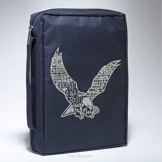 Isaiah 40:31 - Blue (Poly-Canvas Bible C