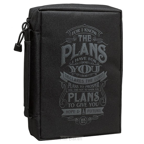 For I know the plans - Black (Poly-Canva