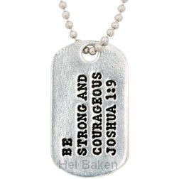 Be strong - JCID Tag pendant - Necklace