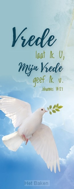 Vrede laat ik u