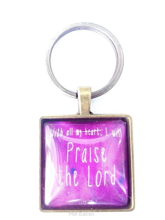 Prasie the Lord - Retro Style Keyring