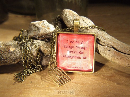 I can do all things - Retro style neckla