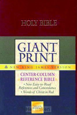 NKJV - GIANT PRINT C.C. REF. BIBLE-991BG