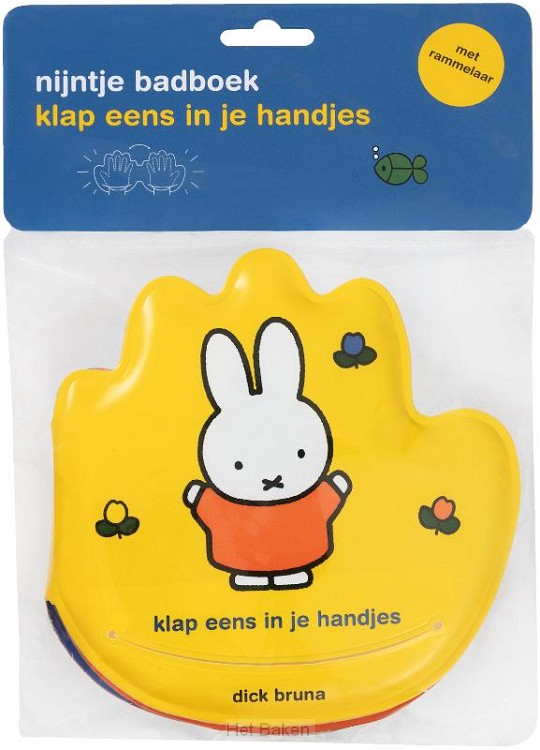 nijntje badboek, klap eens in je handjes