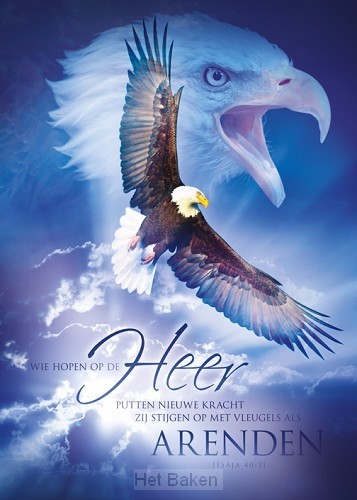 Poster 50x70 hopen op de Heer