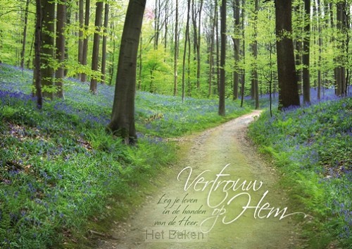 Poster A3 vertrouw op Hem