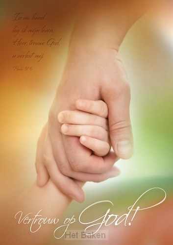 Poster A3 vertrouw op God