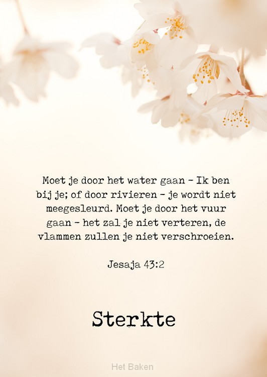 Sterkte - jesaja 43