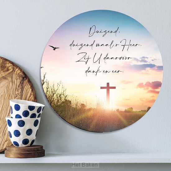 Muurcirkel duizendmaal kruis