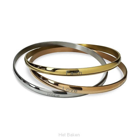 Bangle faith hope love