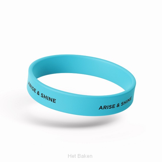 Siliconen armband glow in the dark Arise