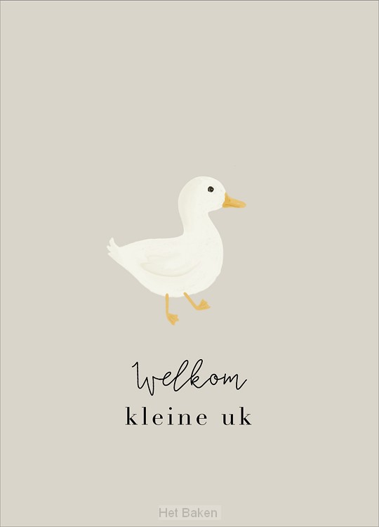 Kaart Welkom kleine uk