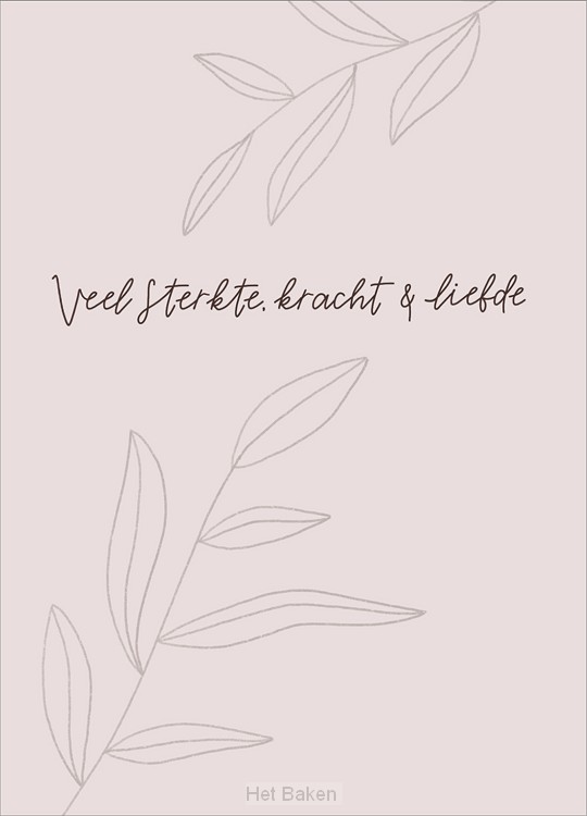 Kaart Sterkte kracht en liefde