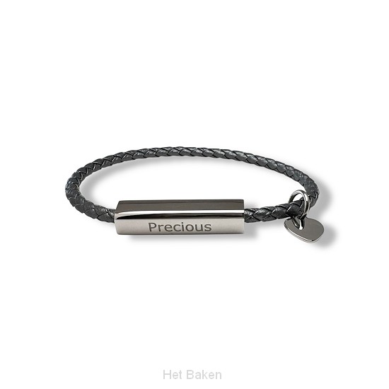 Armband Precious  grijs  16 cm