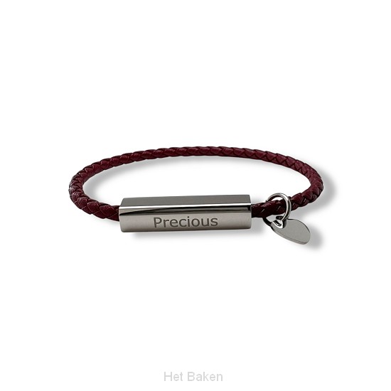 Armband Precious  Bordeaux  16 cm