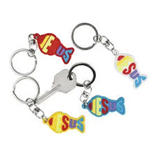 Keychain Jesus/fish set3