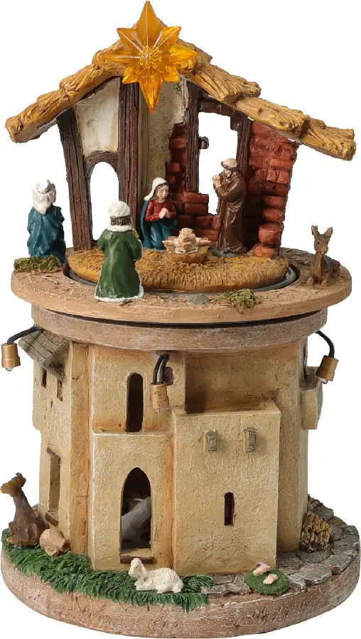 Christmas Stable with sound light and mo