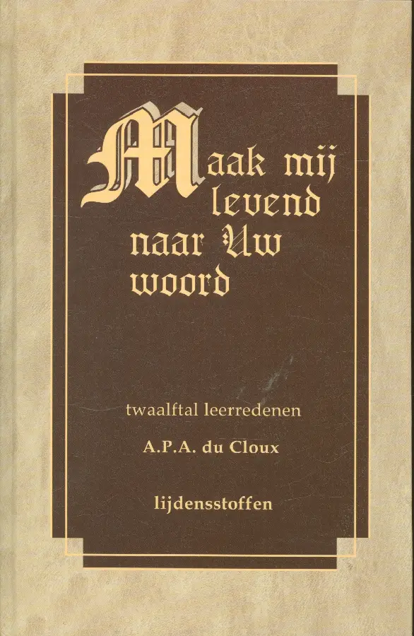Maak mij levend lijdensstoffen