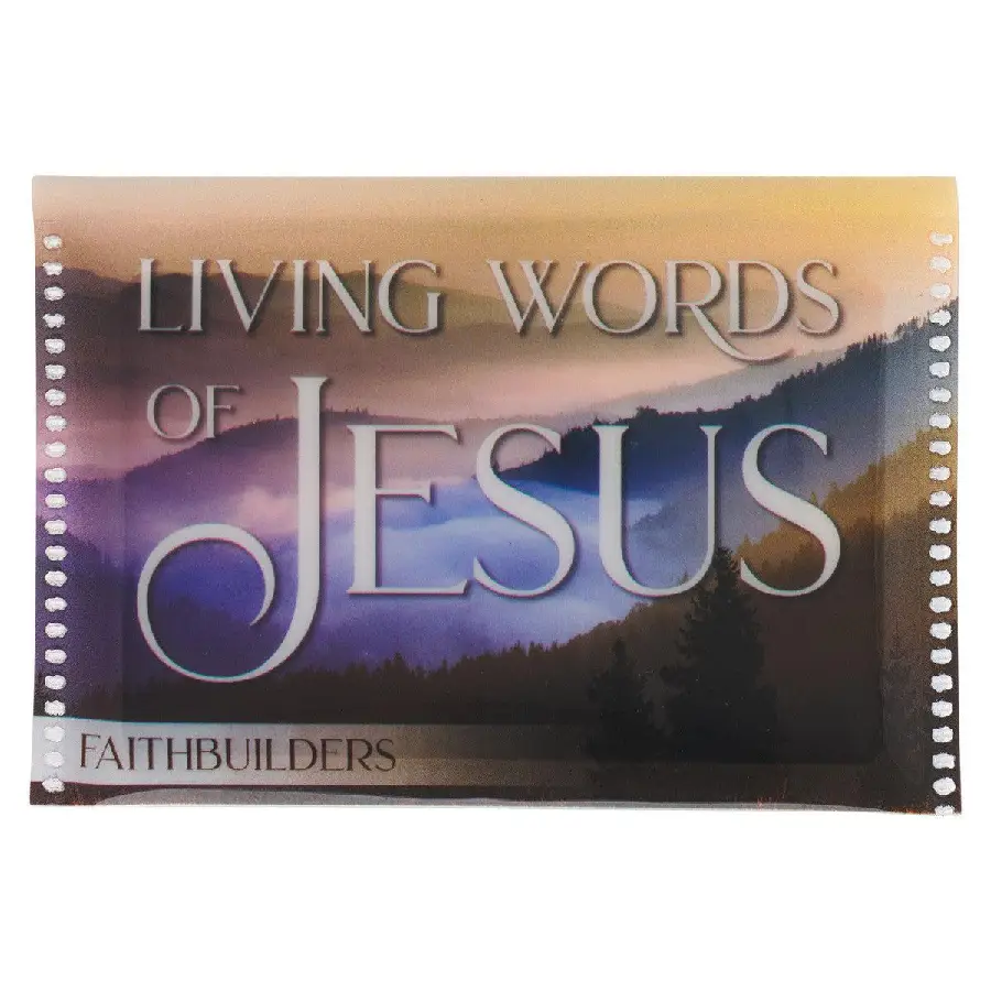 Living Words of Jesus- 5 x 4 designs