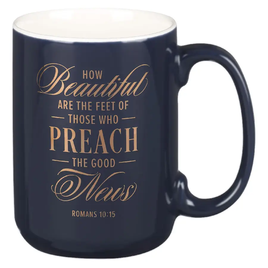 Mug Navy Preach Good News Pastor Rom. 10