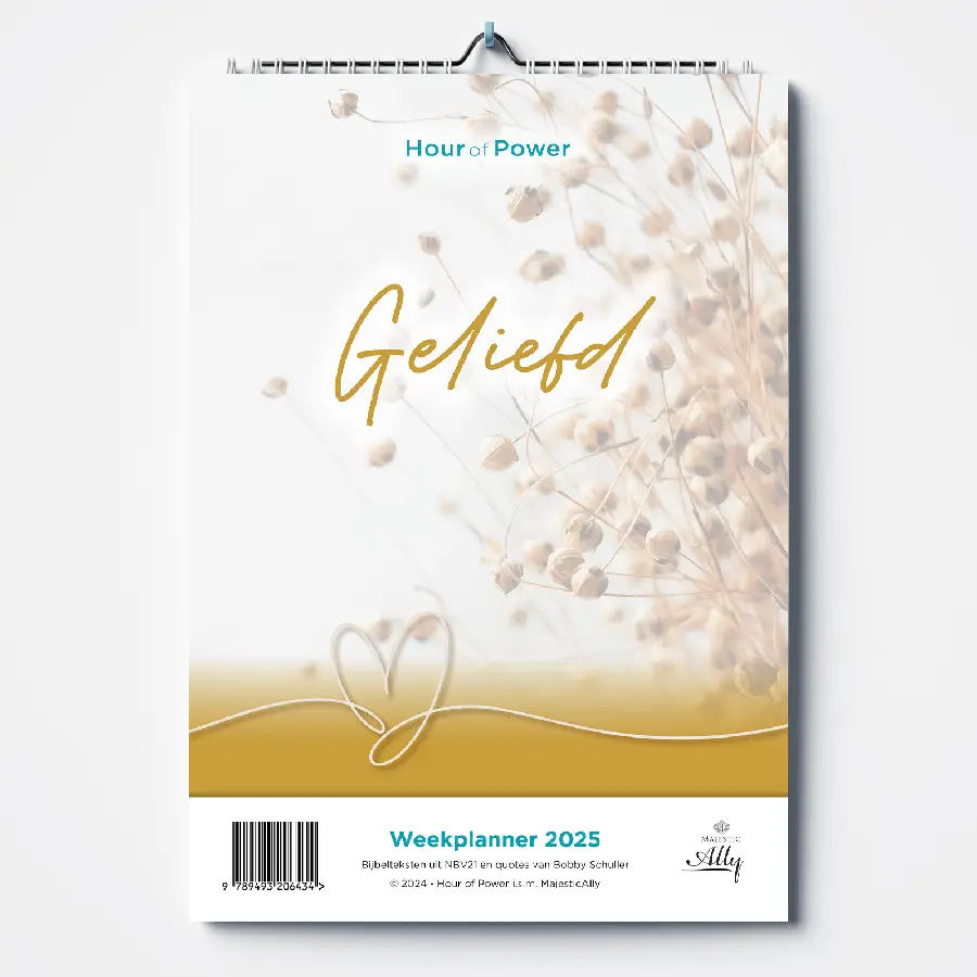 Weekplanner hour of power je bent gel