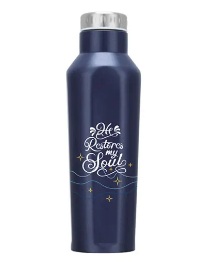 Thermos bottle He restores my soul