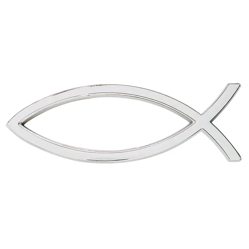 Auto Emblem Ichtus Silver