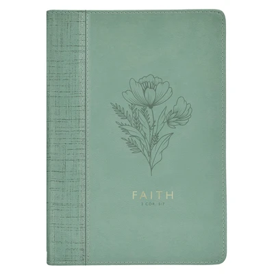 Faith 2 Cor. 5:7 Journal Classic Green