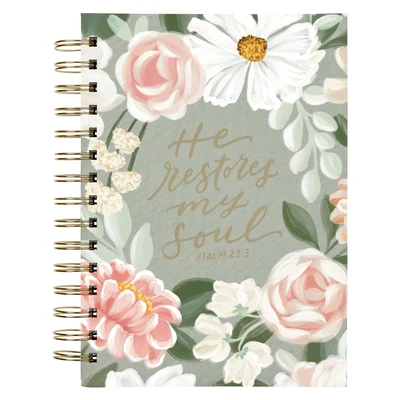 He Restores My Soul Ps. 23:3 Journal Spi