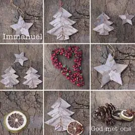 KERSTKAART IMMANUEL GOD MET ONS