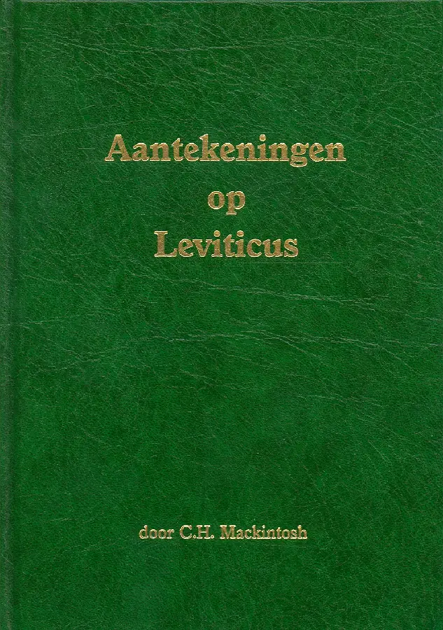 AANTEKENINGEN OP LEVITICUS