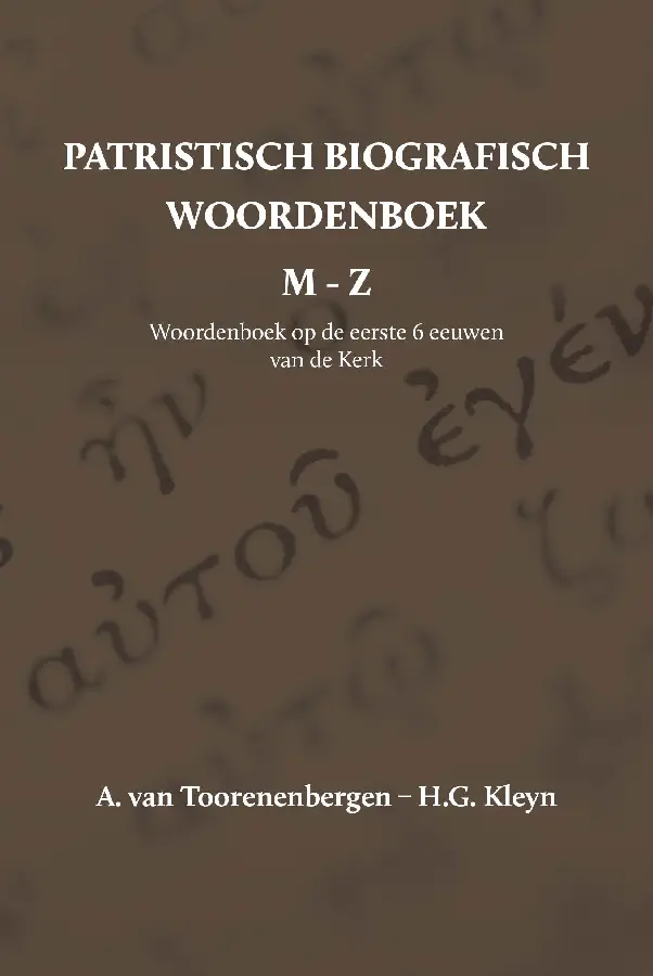 Patristisch Biografisch Woordenboek 2 Le
