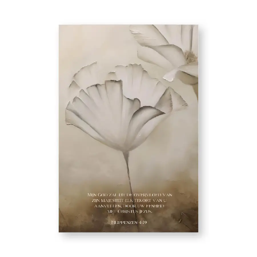 Notitieblokje '' Witte klaproos''