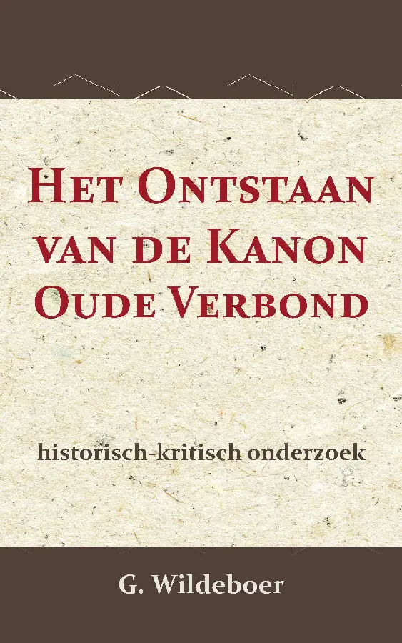 Het Ontstaan van de Kanon des Ouden Verb