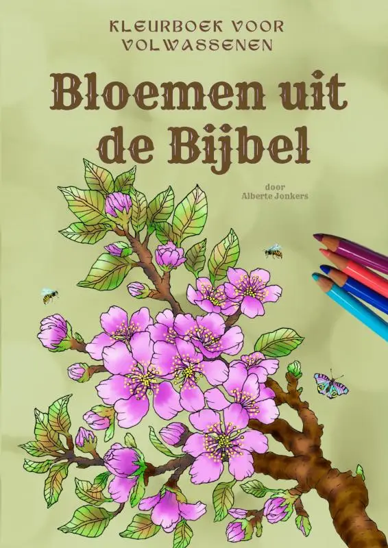 Bloemen uit de Bijbel informatief kleurb