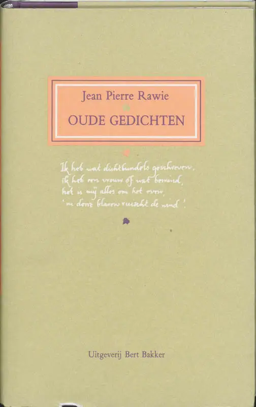 OUDE GEDICHTEN