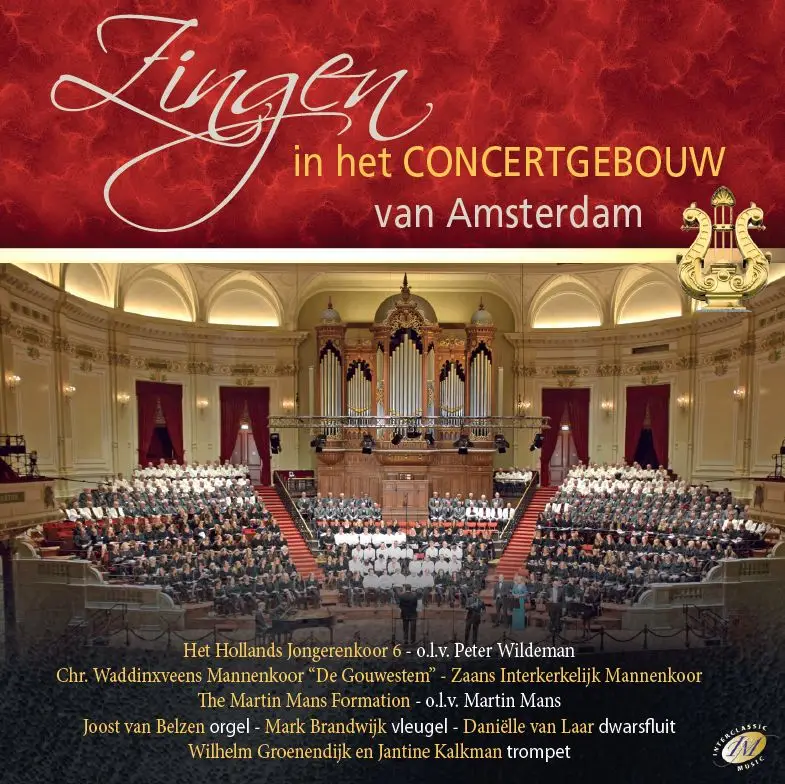 Zingen i/h concertgebouw Amsterdam