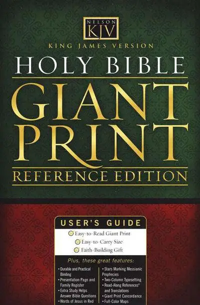 KJV - GIANT PRINT REF. BIBLE - 883CBG