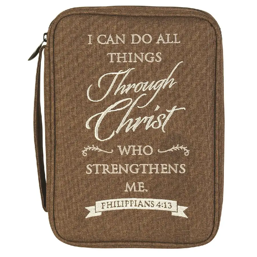Biblecover XL brown I can do