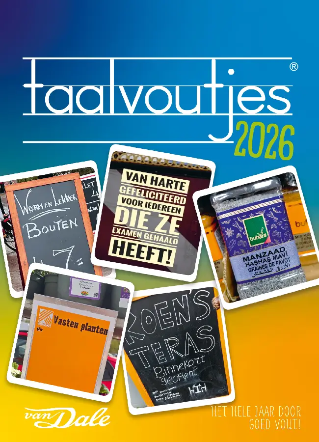 Taalvoutjes - de scheurkalender 2026