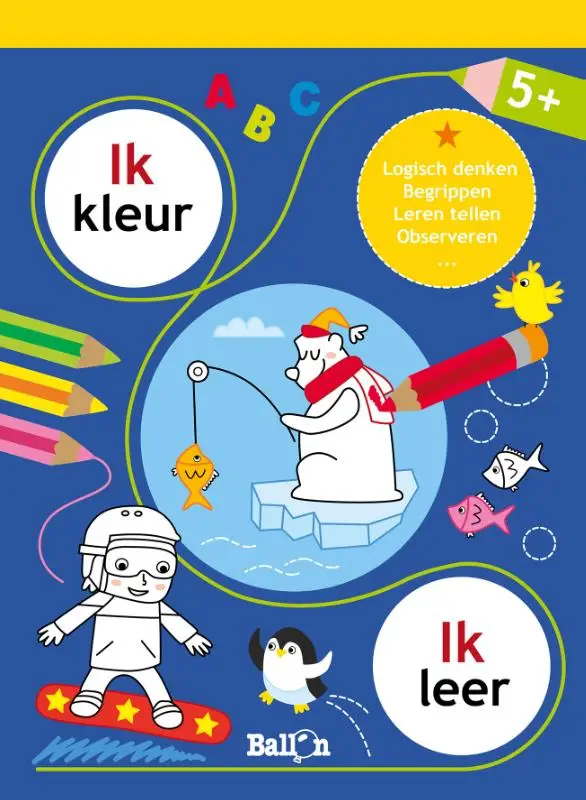 Ik kleur ik leer 5+