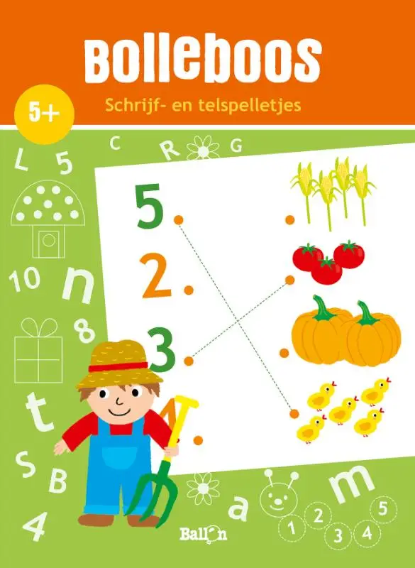 Schrijf en telspelletjes 5+