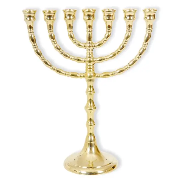 Menorah 29.5cm goudkleur
