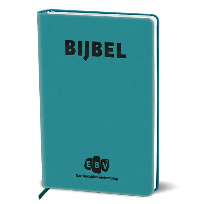 EBV24 - Luxe turquoise bijbel
